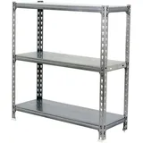 Proregal Schwerlastregal Small Metal Shark HxBxT 100 x 80 x 30 cm Fachlast 180 kg Verzinkt