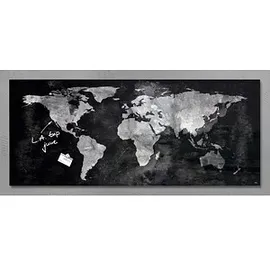 Sigel Glas-Magnettafel 130 x 55 cm Schwarz
