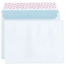 ELCO 200er-Pack Versandtaschen ca. C4 ohne Fenster weiß weiß, 23.9x32.4 cm