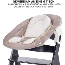 hauck Beta Plus Dark Grey 5-tlg. Newborn Set - Beige