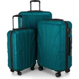 suitline Koffer-Set 3-tlg. blau