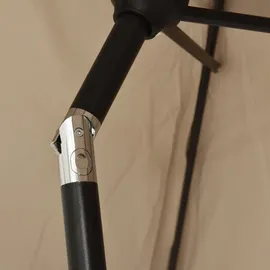 vidaXL Sonnenschirm Ø 300 cm Taupe