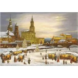 Olewinski & Tochter 2915 - Weihnachtspostkarte "Dresden Hofkirche"
