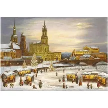 Olewinski & Tochter 2915 - Weihnachtspostkarte "Dresden Hofkirche"