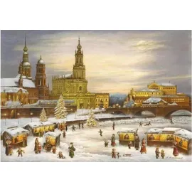 Olewinski & Tochter 2915 - Weihnachtspostkarte "Dresden Hofkirche"