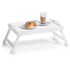 Zeller Betttablett MDF Weiß