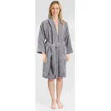 hammetex Bademantel Ren Grau 3XL