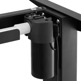 Tectake Tischgestell elektrisch höhenverstellbar 85 - 129 x 65 x 71 - 121 cm