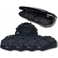 Kjust Taschen Set 5stk kompatibel mit Dachbox THULE MOTION 3 XXL LOW