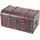 HMF 6406-130 Schatztruhe aus Holz 30 x 20 x 15 cm 15-tlg. braun