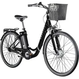 Zündapp Z517 E Bike Damenfahrrad 28 Zoll 155 - 190 cm mit 7 Gang Nabenschaltung und Rücktrittbremse - schwarz