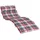 vidaXL Sonnen-Lounger Kissen 180 x 60 x 4 cm Rot/Grau 1 St.