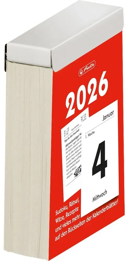 Herlitz Abreißkalender Gr.4 65x100 mm 2026