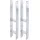 GAH Alberts Alberts 214968 H-Pfostenträger | feuerverzinkt | lichte Breite 91 mm Gesamthöhe 600 mm | Materialstärke 5 mm | 2er Set