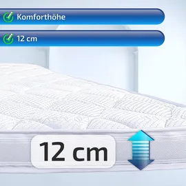 Matratzen Perfekt Hybrid Kaltschaum 90 x 200 cm H3/H5