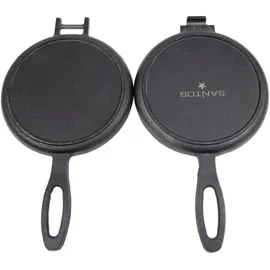 SANTOS BBQ Waffeleisen aus Gusseisen Ø 16,5 cm