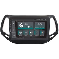 Costum fit Autoradio für Jeep Compass Android GPS Bluetooth WiFi Dab USB Full HD Touchscreen Display 10" Easyconnect