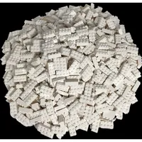 LEGO 2x4 Steine Bausteine Weiß - 100 Stück -