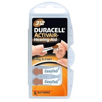 Duracell Activair Hörgerätebatterien 180 Stück Typ 312