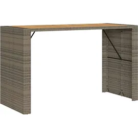 vidaXL Gartenbar-Set 5-tlg. Grau