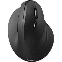 Hama EMW-500 Ergonomische Maus Funk Optisch Schwarz 6 Tasten 1800 dpi Ergonomisch