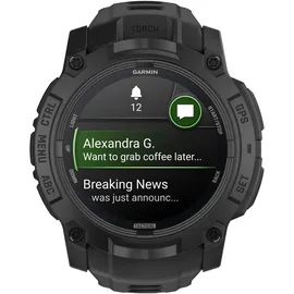 Garmin Instinct 3 AMOLED 50 mm Tactical Edition Schwarz