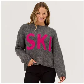 KRIMSON KLOVER Alpaka-Strickpullover Ski Sweater in medium gray | Gr.: S