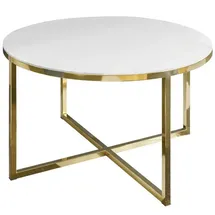 lookway CIRI-X GLASS Gold/Weiß Glas 70 x 44,4 cm