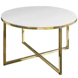 lookway CIRI-X GLASS Gold/Weiß Glas 70 x 44,4 cm