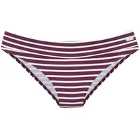 VENICE BEACH Badehose Tadu Bordeaux/Weiß 36