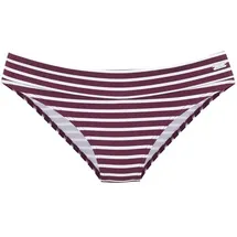VENICE BEACH Badehose Tadu Bordeaux/Weiß 36