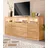 OTTO home Sideboard OTTO HOME "Ribe,180cm breit, Fronten Massivholz,7 Fächer", beige (kernbuche teilmassiv), B:180cm H:80cm T:35cm, Holz teilmassiv, Sideboards, Sideboard, Holz massiv, Holzwerkstoff, Metall Griffe,2Türen,3Schubladen