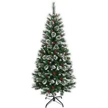 Costway Künstlicher Weihnachtsbaum grün 180 cm