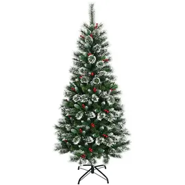 Costway Künstlicher Weihnachtsbaum grün 180 cm