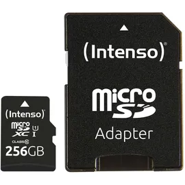 Intenso Performance R90 microSDXC 256GB Kit, UHS-I U1, Class 10 (3424492)