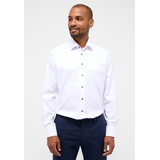 Eterna MODERN FIT Hemd in weiß strukturiert, weiß, 48
