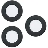 EGLO Fueva 5 2 LED-Einbauleuchte Schwarz/Metall