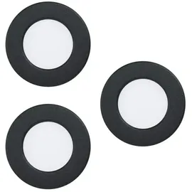 EGLO Fueva 5 2 LED-Einbauleuchte Schwarz/Metall