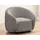 s-style möbel Cocktailsessel Roundi Bouclé 90 x 76 x 80 cm Grau