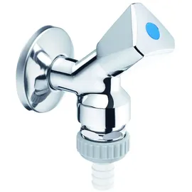 Schell Geräteschrägsitzventil Rohrbelüfter G 1/2' Chrom