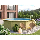 Karibu Pool Modell X2 470 x 470 cm inkl. Sandfilteranlage und Skimmer