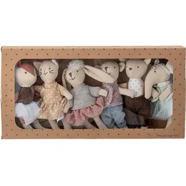 Bloomingville Animal Friends Kuscheltiere 6 St.