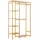 [en.casa] Garderobenständer Eurajoki 139 x 100 x 40 cm Bambus Natur