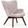 s-style möbel Lounge-Sessel Lenari Cordstoff 71 x 96 x 86 cm Rosa