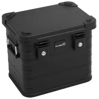 AluBox Alukiste abschließbar E31-BLACK - Premium Aluminium Lagerbox 31