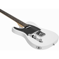 Dimavery TL-601 E-Gitarre LH, weiß E-Gitarre Gitarre, Weiss