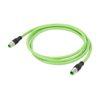 WAGO 756-1203/060-100 Sensor-/Aktor-Datensteckverbinder, konfektioniert M12 Stecker, gerade 10.00m P