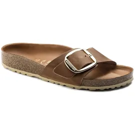 Birkenstock Madrid Big Buckle Nubukleder geölt cognac 39