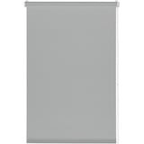 GARDINIA Deco Company Klemmrollo, Blickdicht, Lichtdurchlässig, Lichtschutz, Blendschutz, Rollo für Fenster ohne Bohren, Polyester, Hellgrau, 60 x 150 cm