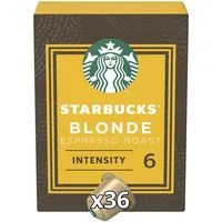 STARBUCKS Blonde Espresso Roast Big Pack für Nespresso (4 x 36 Kapseln)